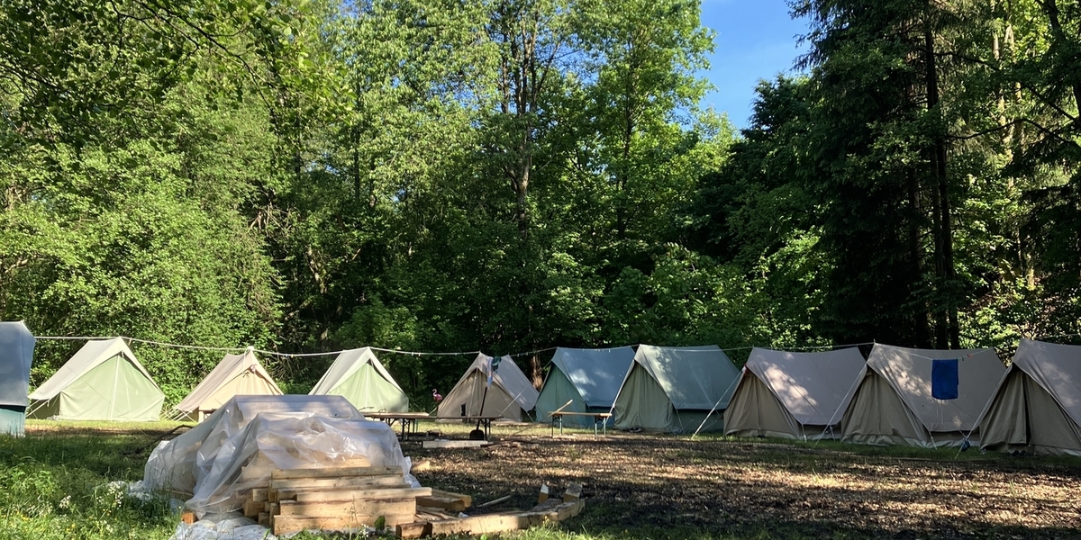 zelt feuerstelle FENNEK Hexagon